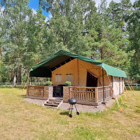 Safaritent 6 personen - incl. privé sanitair
