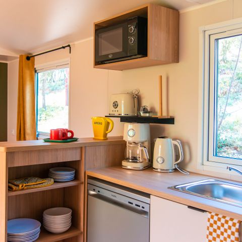 Stacaravan 6 personen - Prestige - 3 slaapkamers