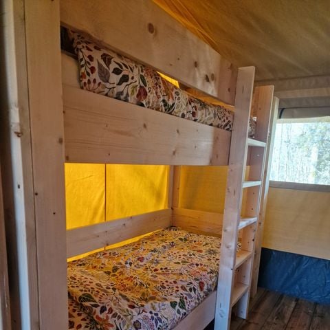 Safaritent 4 personen - incl. sanitair