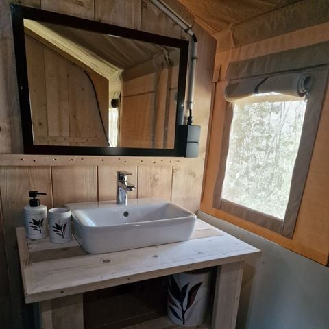 Safaritent 4 personen - incl. sanitair