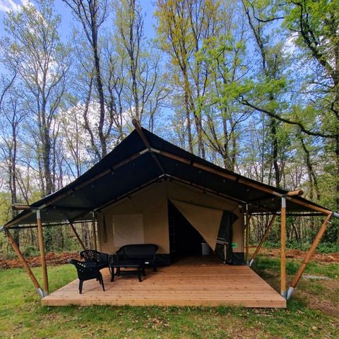 Safaritent 6 personen - incl. toilet