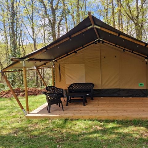 Safaritent 6 personen - incl. toilet