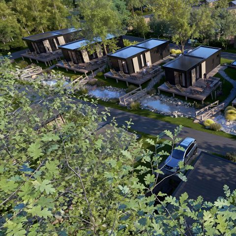 Lodge 4 personen - Valkhof met Hottub