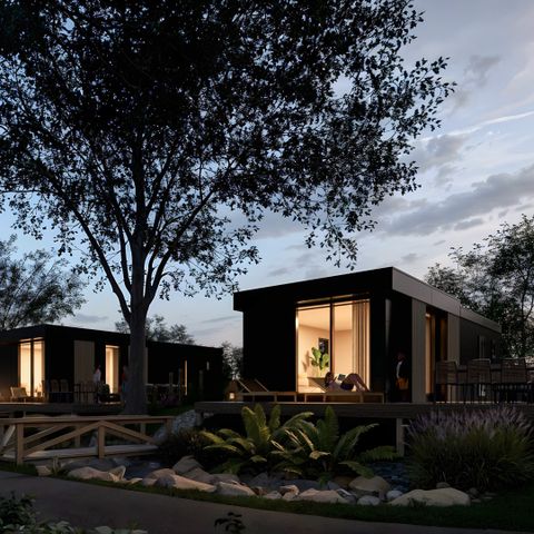 Lodge 4 personen - Valkhof met Hottub