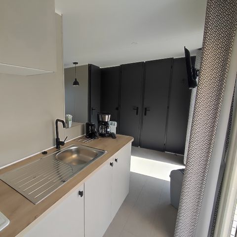 Stacaravan 4 personen - Prestige Plus - 2 slaapkamers - 27m² - Frankrijk