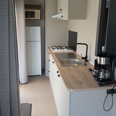 Stacaravan 4 personen - Prestige Plus - 2 slaapkamers - 27m² - Frankrijk