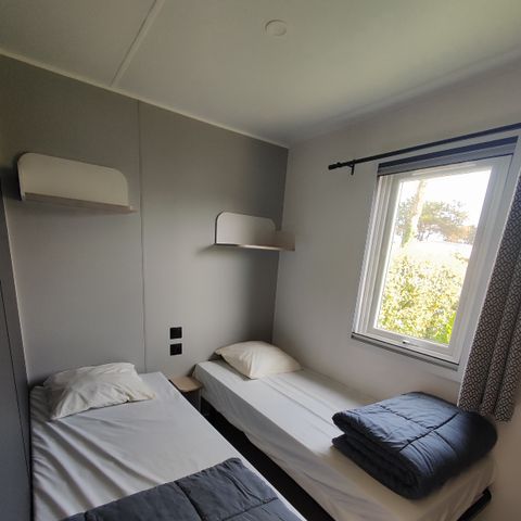 Stacaravan 4 personen - Prestige Plus - 2 slaapkamers - 27m² - Frankrijk