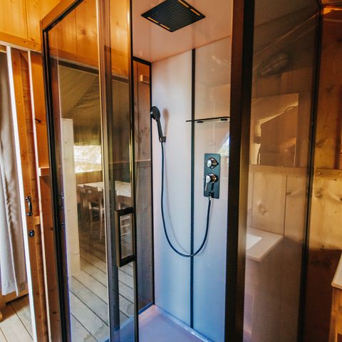 Safaritent 4 personen - incl. sanitair