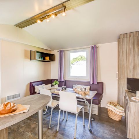 Stacaravan 4 personen - STANDAARD - 2 slaapkamers