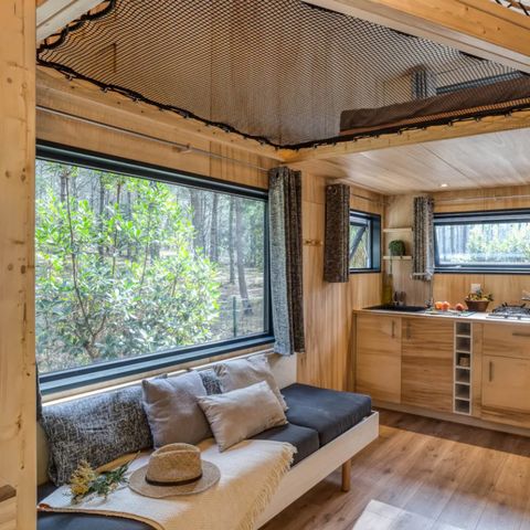 Tiny House 4 personen - Tiny huis Confort - 2 slaapkamers