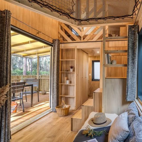 Tiny House 4 personen - Tiny huis Confort - 2 slaapkamers