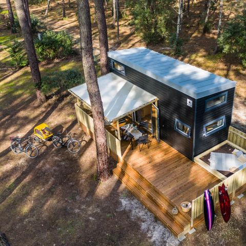 UNIEKE ACCOMMODATIE 4 personen - Tiny huis Confort - 2 slaapkamers