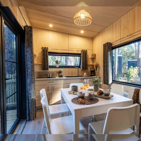 UNIEKE ACCOMMODATIE 6 personen - Tiny huis Confort - 3 slaapkamers - 2 badkamers met douche