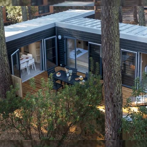 Tiny House 6 personen - Tiny huis Confort - 3 slaapkamers - 2 badkamers met douche