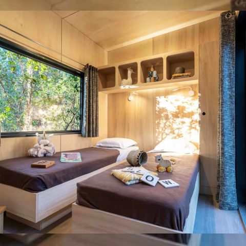 UNIEKE ACCOMMODATIE 6 personen - Tiny huis Confort - 3 slaapkamers - 2 badkamers met douche