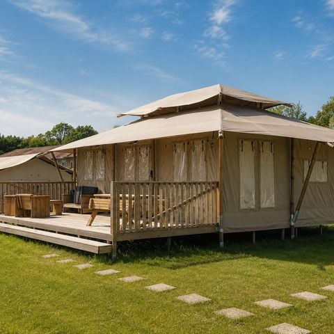 Safaritent 5 personen - Sterrenstof 40 - 5 personen