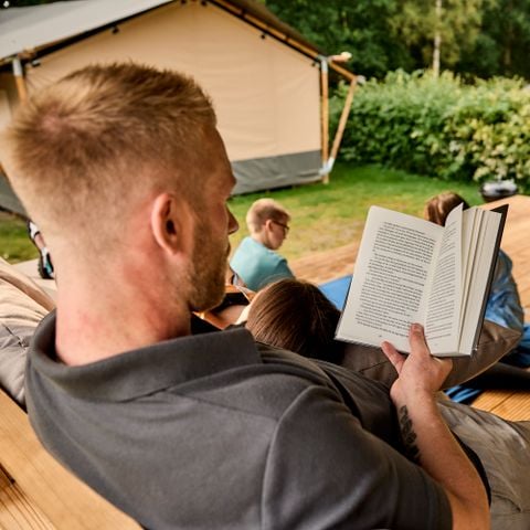 Safaritent 4 personen - incl. sanitair