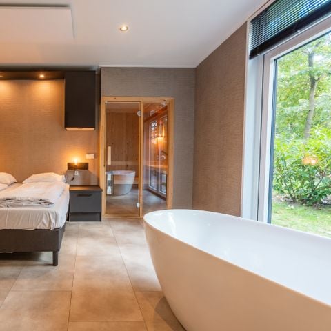 Chalet 2 personen - Bosrand Wellness Cabin Premium 