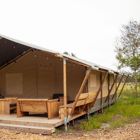 Safaritent 6 personen - incl. sanitair