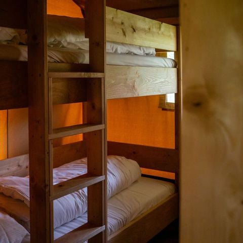 Safaritent 6 personen - incl. sanitair