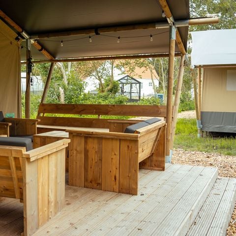Safaritent 6 personen - incl. sanitair