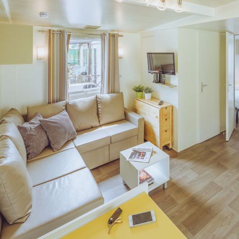 Stacaravan 7 personen - Supreme 3 slaapkamer Lounge