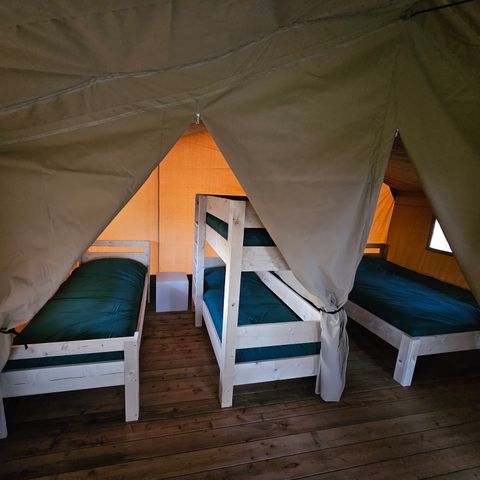 Safaritent 5 personen - incl. toilet