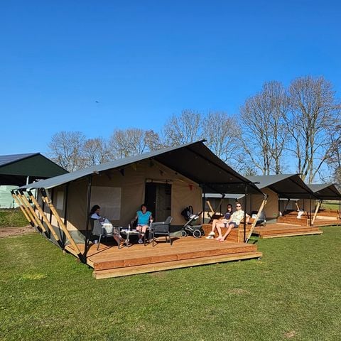 Safaritent 5 personen - incl. toilet