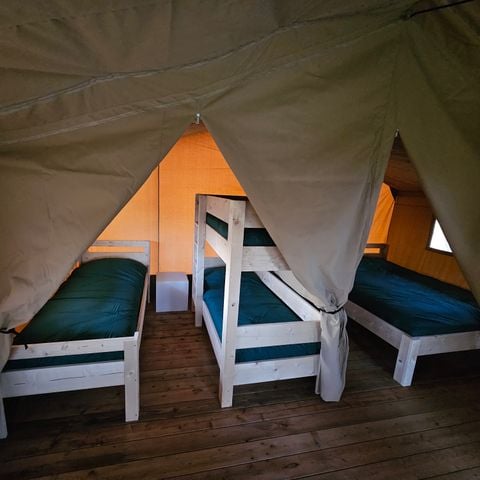 Safaritent 5 personen - incl. toilet