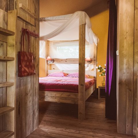 Safaritent 6 personen - incl. sanitair