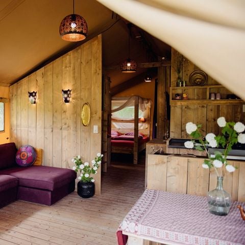 Safaritent 6 personen - incl. sanitair