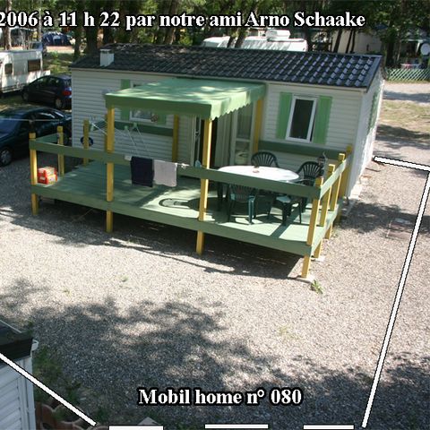 Stacaravan 4 personen - Stacaravan 4/6 slaapplaatsen met 2 badkamers