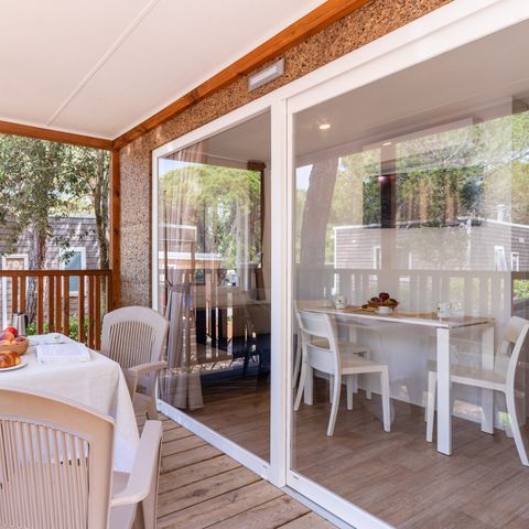 Stacaravan 4 personen - Lodge Comfort