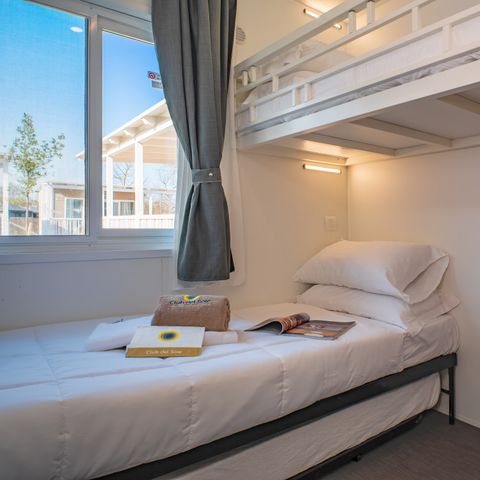 Stacaravan 4 personen - Lodge Deluxe - Huisdieren toegestaan
