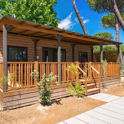 Stacaravan 4 personen - Lodge Deluxe Huisdieren toegestaan