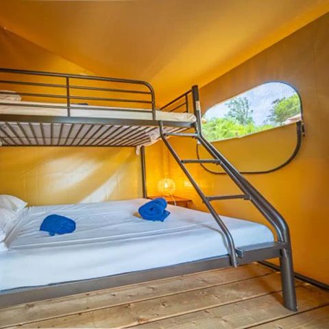 Lodge 5 personen - Eco Lodge Tent | 2 Slaapkamers | 4/5 Pers | Geen badkamer