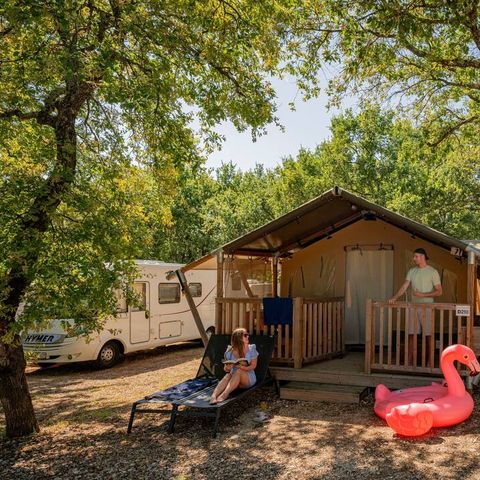 Lodge 5 personen - Eco Lodge Tent | 2 Slaapkamers | 4/5 Pers | Geen badkamer