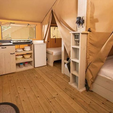 Lodge 5 personen - Eco Lodge Tent | 2 Slaapkamers | 4/5 Pers | Geen badkamer