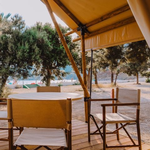 Safaritent 5 personen - SAFARI ARENA 5 ZEEZICHT