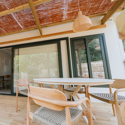 Stacaravan 6 personen - PREMIUM ALMENDRO 6