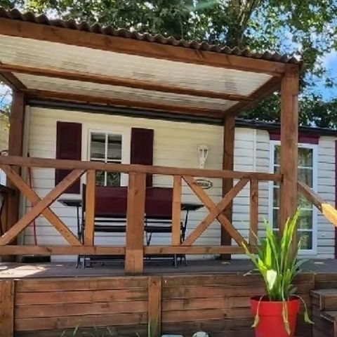 Stacaravan 4 personen - Stacaravan met 2 slaapkamers - Lescar MH B033