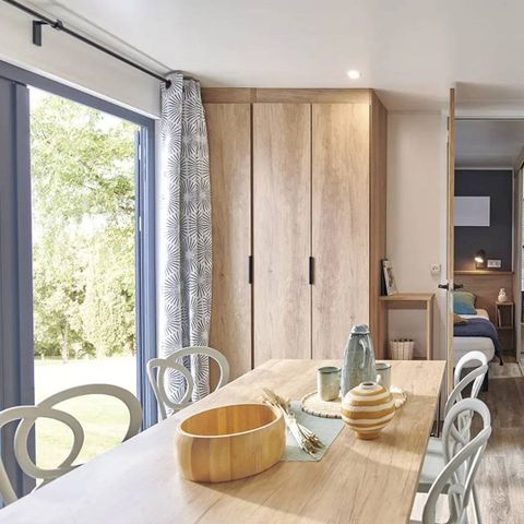 Stacaravan 4 personen - Stacaravan 2 slaapkamers 2 badkamers - Lescar MH D022