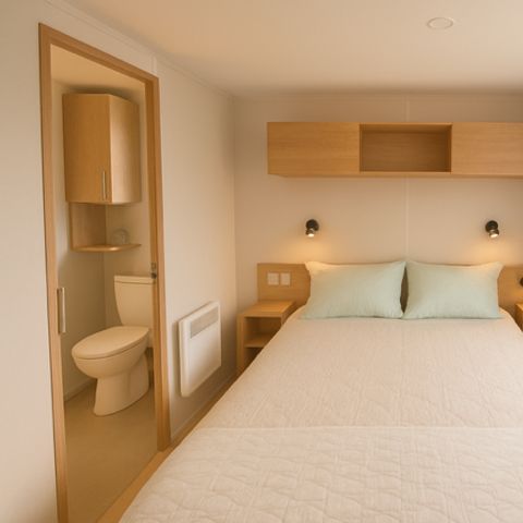 Stacaravan 8 personen - Stacaravan met 3 slaapkamers LUMI C37 - 8 slaapplaatsen