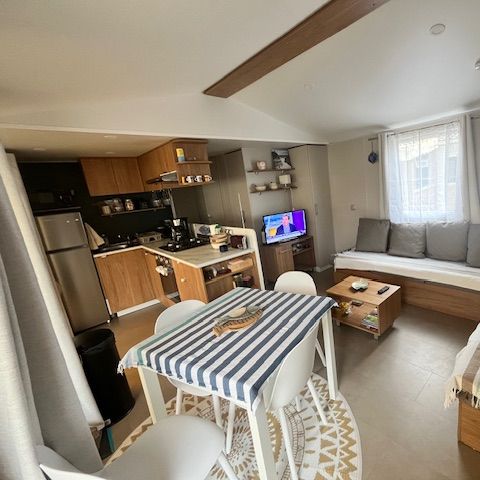 Stacaravan 8 personen - Stacaravan met 3 slaapkamers LUMI C37 - 8 slaapplaatsen