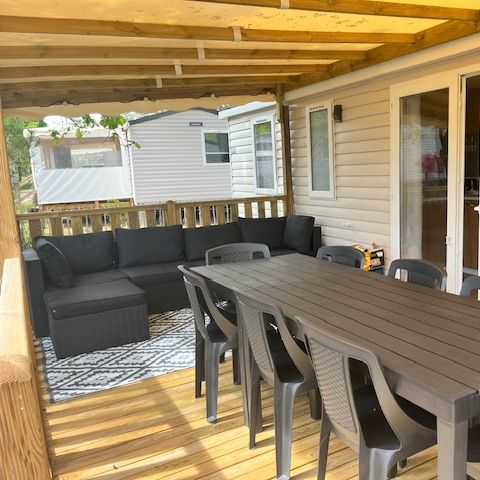 Stacaravan 8 personen - Stacaravan met 3 slaapkamers LUMI C37 - 8 slaapplaatsen