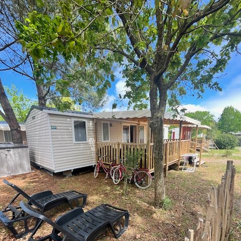 Stacaravan 8 personen - Stacaravan met 3 slaapkamers LUMI C37 - 8 slaapplaatsen