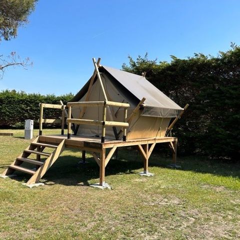 Tent 2 personen - Tente Moorea - Geen Babybedje mogelijk - Babybedje plaatsen