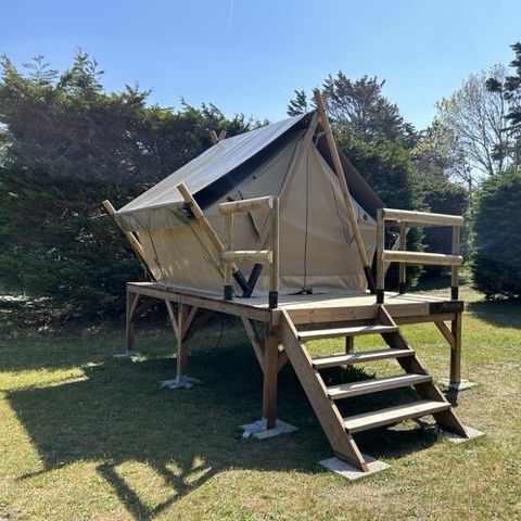 Tent 2 personen - Tente Moorea - Geen Babybedje mogelijk - Babybedje plaatsen