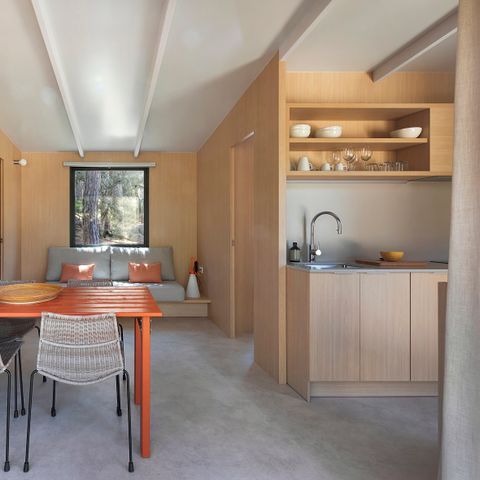 Stacaravan 2 personen - MOBIL HOME FAMILIE +