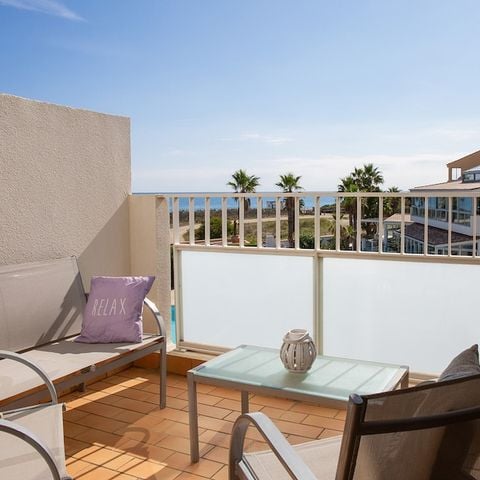 Appartement 6 personen - 3 slaapkamers - Terras - Uitzicht op zee - Duplex